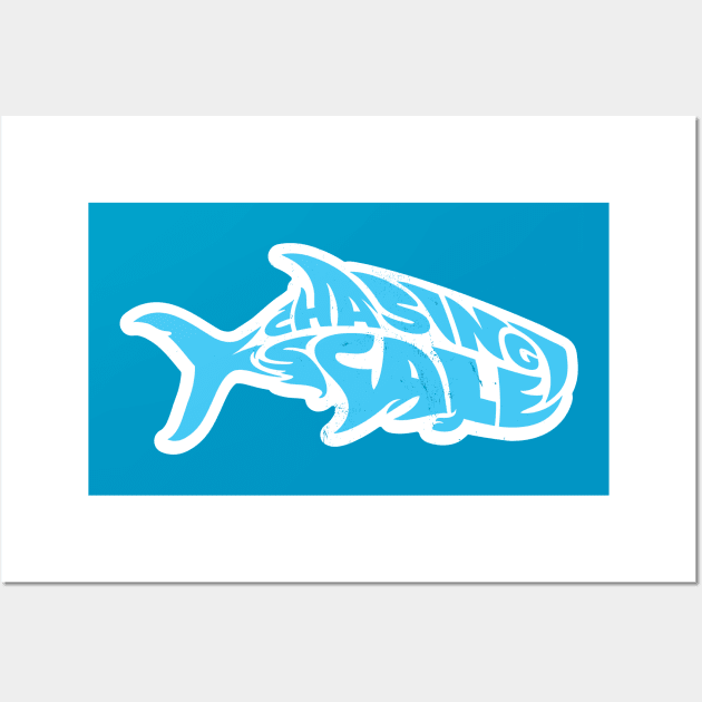 Chasing Scale Brand Fish Logo Border Wall Art by Chasing Scale